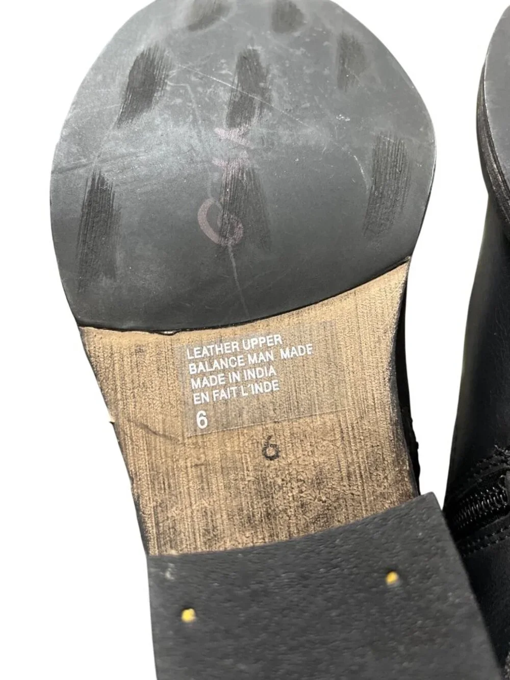 Seychelles wms black leather below knee equestrian riding boots sz 6 SKU 10-676